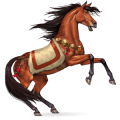 mytologisk hest: rakhsh