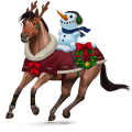 den guddommelige hest wesołych Świąt