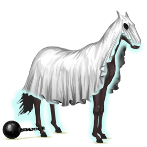 ridehest spøgelse