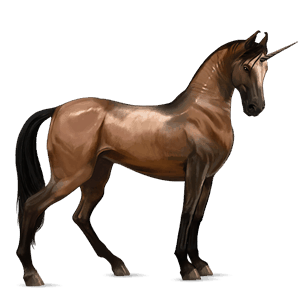 rideenhjørning paint horse rødbroget overo