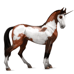 rideenhjørning quarter horse skimmel