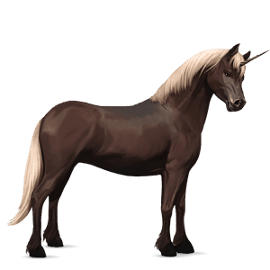 enhjørningepony welsh rød
