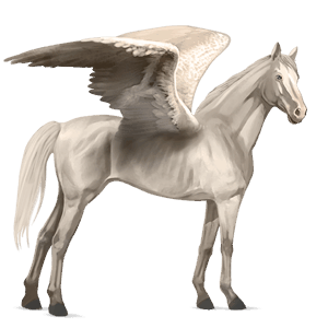 ridepegasus engelsk fuldblod kirsebærbrun