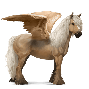 ridepegasus engelsk fuldblod mørkebrun