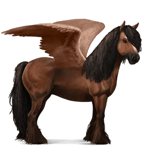 ridepegasus mustang brun