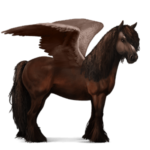 ridepegasus tennessee walker mørkebrun