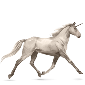 rideenhjørning paint horse brun overo