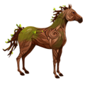 trækhest skov