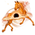 den guddommelige hest sort hul