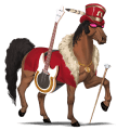 ridehest trakehner brun