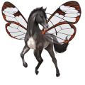 ridehest rød