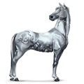 den guddommelige hest sølv