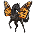 vandrende hest monark