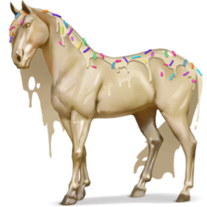den guddommelige hest hvid chokolade