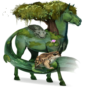 ridehest criollo rød med lys man og hale