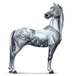 den guddommelige hest sølv