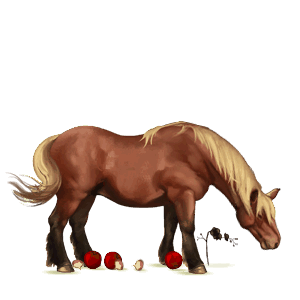 ridehest holstener brun