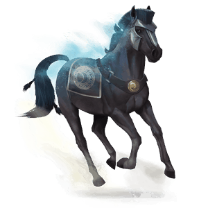mytologisk hest: rimfaxe